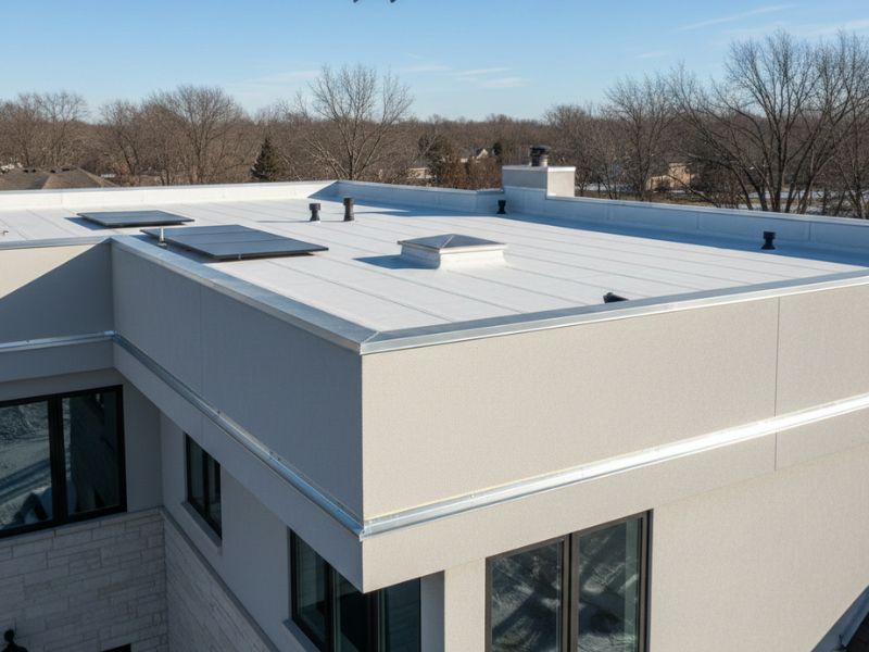 Roof Parapet Restoration Wall Cap And Flashing Repairs 1 Parapet Restoration
